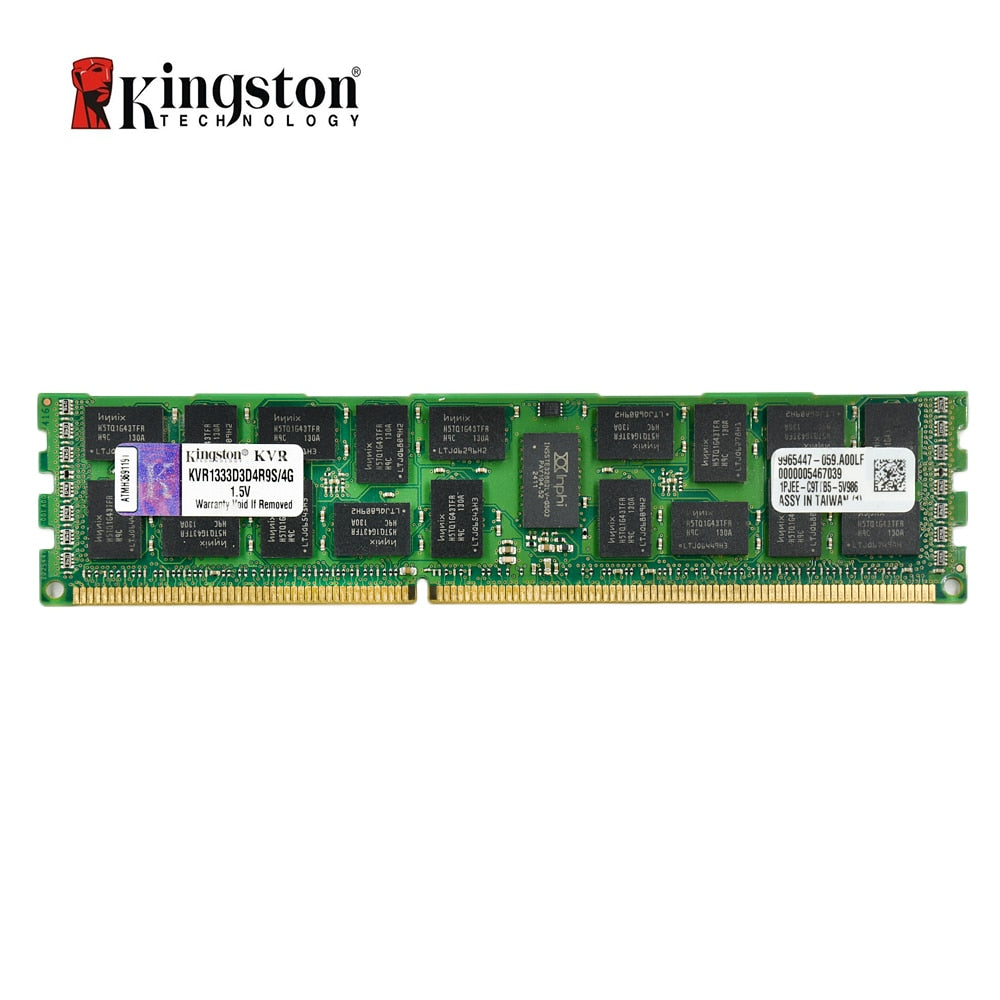 Kingston REG ECC Memory RAM DDR3 4GB 8GB 16GB 1333MHz 1600MHz 1866MHz 12800R 1.5v 240pin  PC3-10600 DIMM working on servers only