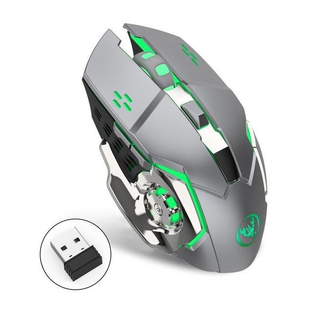 M70 2.4GHz 2400DPI Wireless Rechargeable Gaming Mouse Ergonomic Optical Mouse Wireless Gaming Mouse