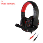 CH1 stereo headphone headset casque Deep Bass Computer Gaming Headset PS4 with Mic LED Light for PC Game Gamer Earphone