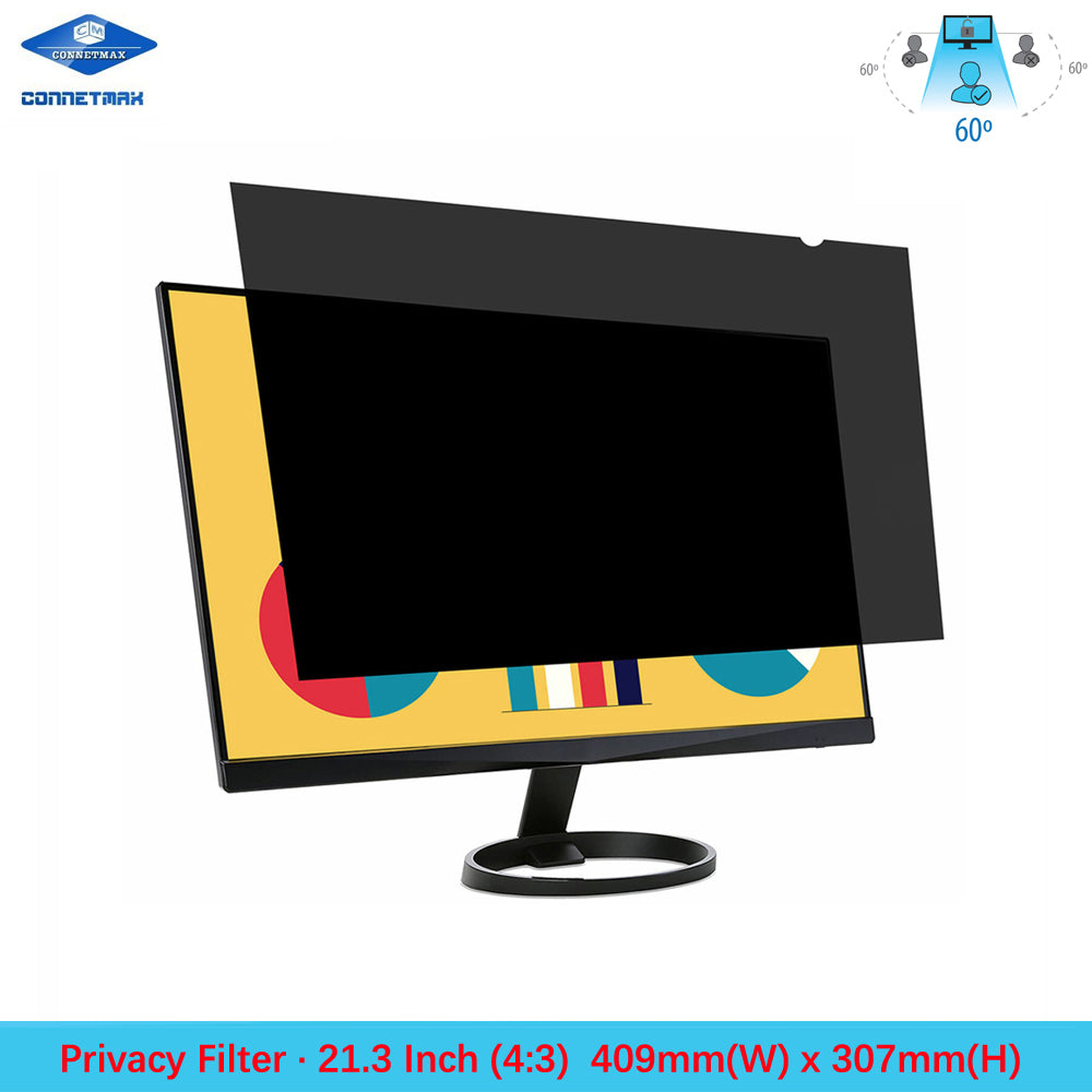 21.3 inch Privacy Filter Screen Protector Film for Standard Screen Desktop Monitors 4:3 Ratio