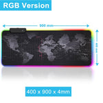 Gaming Mouse Pad RGB Large Mouse Pad Gamer Big Mouse Mat Computer Mousepad Led Backlight XXL Surface Mause Pad Keyboard Desk Mat