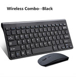 Wireless Mouse keyboard combo set 2.4G mini size Multimedia for tablet Laptop Mac Desktop PC TV Andrews windows