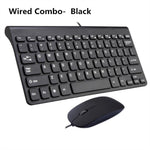 Wireless Mouse keyboard combo set 2.4G mini size Multimedia for tablet Laptop Mac Desktop PC TV Andrews windows