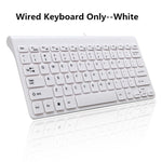 Wireless Mouse keyboard combo set 2.4G mini size Multimedia for tablet Laptop Mac Desktop PC TV Andrews windows