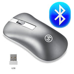 Bluetooth Mouse Wireless Rechargeable Mouse Computer Ergonomic Mice Silent Mini PC Mause 2.4GHz USB Optical Mouse For Laptop