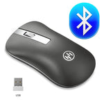 Bluetooth Mouse Wireless Rechargeable Mouse Computer Ergonomic Mice Silent Mini PC Mause 2.4GHz USB Optical Mouse For Laptop