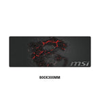 MSI Mouse Pad Large XXL Gamer Anti-slip Rubber Pad Gaming Mousepad to Keyboard Laptop Computer Speed Mice Mouse Desk Play Mats