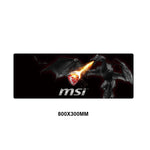 MSI Mouse Pad Large XXL Gamer Anti-slip Rubber Pad Gaming Mousepad to Keyboard Laptop Computer Speed Mice Mouse Desk Play Mats