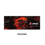 MSI Mouse Pad Large XXL Gamer Anti-slip Rubber Pad Gaming Mousepad to Keyboard Laptop Computer Speed Mice Mouse Desk Play Mats