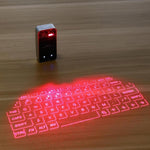 Bluetooth virtual laser keyboard Wireless Projector virtual keyboard Portable for computer Phone pad Laptop With Mouse function