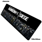 rainbow six siege mouse pad 70x30cm gaming mousepad anime HD print office notbook desk mat large padmouse games pc gamer mats