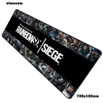 rainbow six siege mouse pad 70x30cm gaming mousepad anime HD print office notbook desk mat large padmouse games pc gamer mats