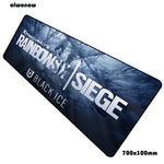 rainbow six siege mouse pad 70x30cm gaming mousepad anime HD print office notbook desk mat large padmouse games pc gamer mats