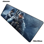 rainbow six siege mouse pad 70x30cm gaming mousepad anime HD print office notbook desk mat large padmouse games pc gamer mats