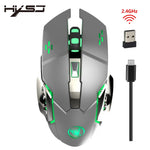M70 2.4GHz 2400DPI Wireless Rechargeable Gaming Mouse Ergonomic Optical Mouse Wireless Gaming Mouse