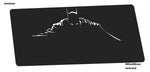 batman mouse pad Fashion 900x400x2mm mousepads best gaming mousepad gamer HD pattern personalized mouse pads keyboard pc pad