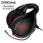 ONIKUMA K7 PS4 Gaming Headset PC Stereo Bass  Earphones Headphones Casque with Mic for Mobile Phone New Xbox One Tablet