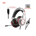 K5 PC Gaming Headset Headphones Gaming For Computer Casque USB 7.1 Surround Stereo Headphone With Microphone Led Light